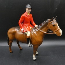 Beswick 1501 Huntsman On Horseback  Horse In Perfect Condition ref w