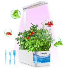 Mini Indoor Herb Garden Kit Hydroponic Growing System with LED Grow Lights