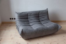 Grey Ligne Roset Togo Seat Style Sofa Two Seater