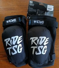TSG Scout A Knee Guards Adult XL Skateboarding Ripped Black