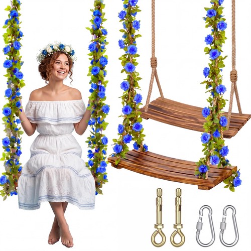 Wooden tree swings for - 2x,