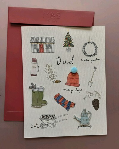 Christmas card dad - card,