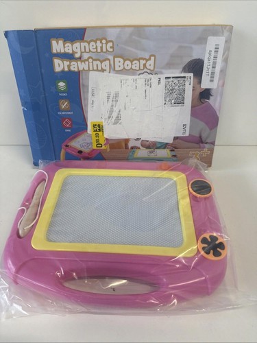 Magnetic drawing board - drawing, pink