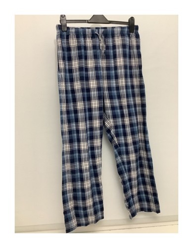 Mens blue checked - blue, pyjama