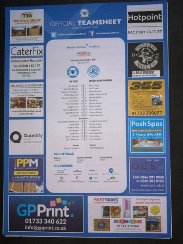 Peterborough united qpr - v,