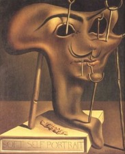 Self Portrait of Salvador Dali Reproduction Art Print A4 A3 A2 A1