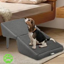 Dog Pet with Footrest Stool