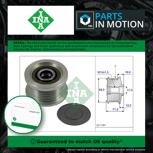 Overrunning alternator pulley - overrunning,