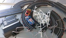 Carrera Go 1:43 Scale Slot Car Race Track And Two Cars (Untested) (B25)