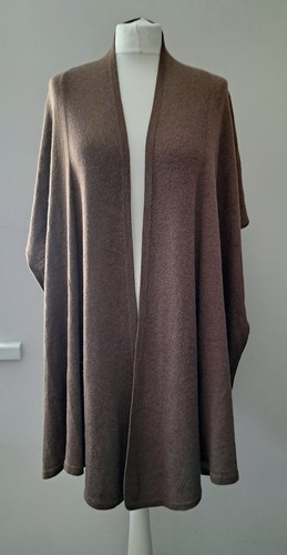 Brown open front oversized - tu,
