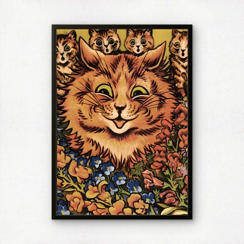 Louis wain cat - wain:, four