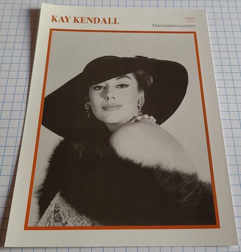 Schauspielerin kay kendall - schauspielerin, |