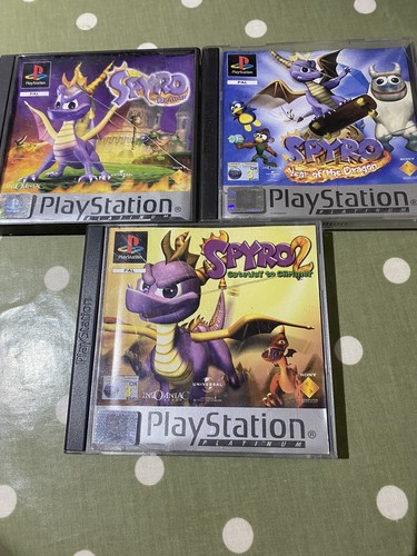 Playstaion one games ps1 spyro - playstaion,