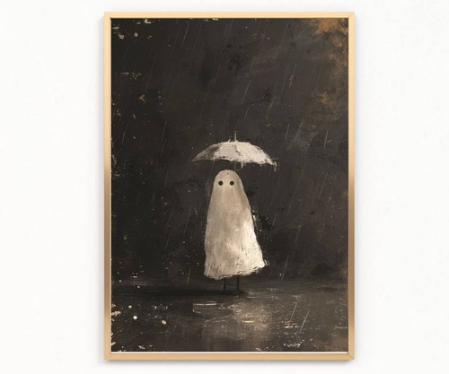 Ghosts print dark academia - ghosts,
