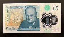 Rare New £5 Note - 5 Ducks in