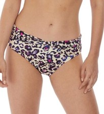 Fantasie Bonito Bikini Brief Size S 10 12 Classic Twist Amethyst Animal 6946 New