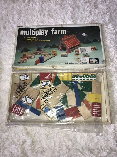 Vintage multiplay farm wooden - vintage,