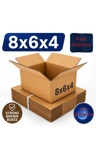 8x6x4 cardboard postal - cardboard,