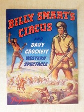 BILLY SMART'S CIRCUS  - Programme 1956