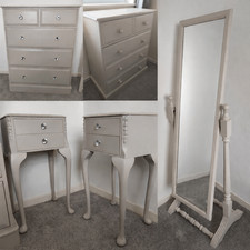 Solid wood bedroom - wood, furniture