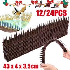 10/30M Bird Spikes Plastic Anti Climb Fence Wall Spikes Cat Deterrent Repellent