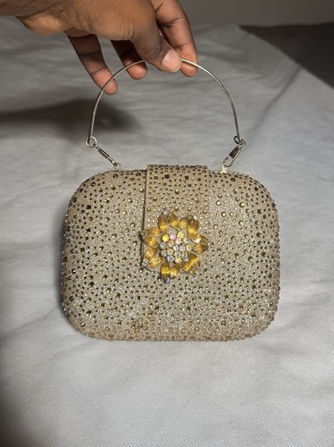 Vintage gold crystal - vintage,