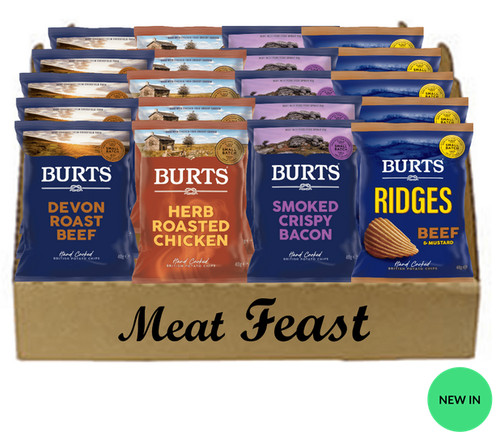Box burts crisps meat - burts,