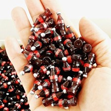 20x Dolls House Miniature 1:12 Scale Drinks Coke Bottles Soda Beverage Bar Shop