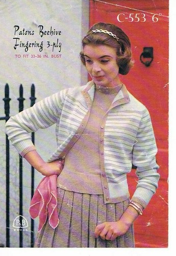 Vintage ladies twin set - vintage,