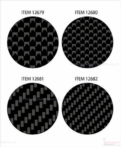 Carbon fibre waterslide decal - fibre,