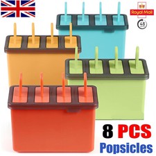 8x Ice Lolly Popsicle Mould