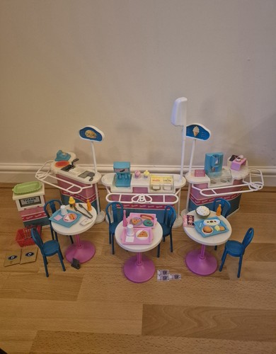 Vintage barbie food court - vintage,