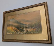 Antique J E Hennah Framed
