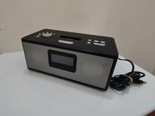 RED iPod Dock Radio Alarm USED CONDITION WORKING ORDER