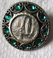 CATHOLIC  BROOCH OUR LADY OF