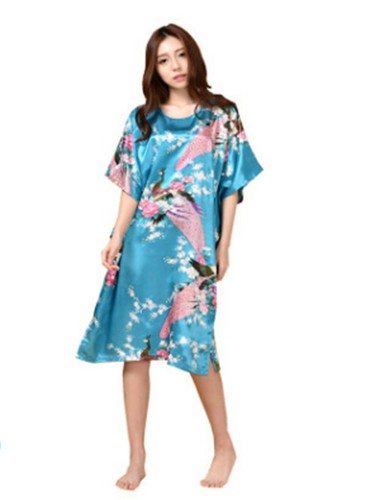 Women satin nightgown - satin,