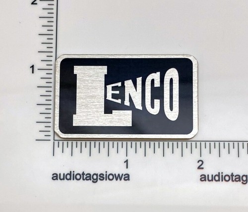 Lenco badge logo for turntable - for,