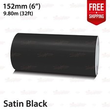 SATIN BLACK Roll PIN STRIPE