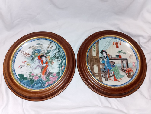 Framed imperial jingdezhen - framed,