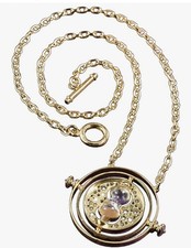 Harry Potter Time Turner Noble Collection Gold Plated Prop Replica - 20" Chain