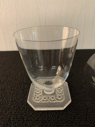 Lalique crystal daisy - r.,