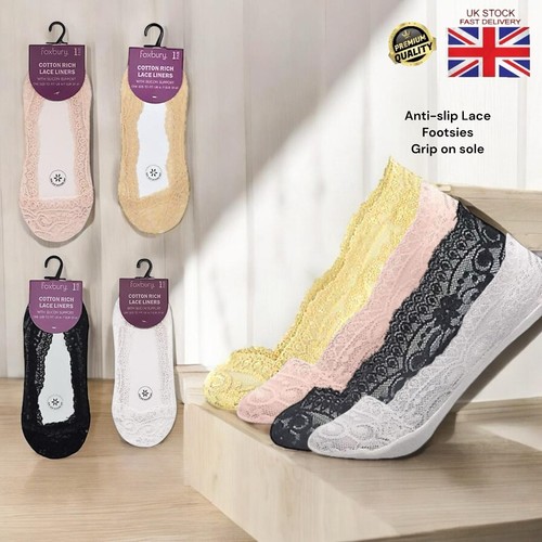 Ladies anti slip footsies skin - ladies, anti-slip