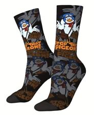 Wacky Races Stop That Pigeon Adult Crew Socks One Size Retro Cartoon Novelty