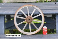 Vintage old wooden cart wagon