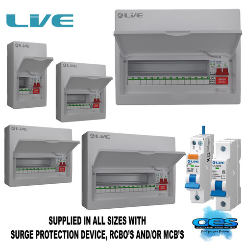 Metal consumer units with - units, spd