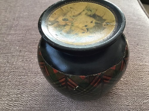 Rare mauchline tartan ware - mauchline,