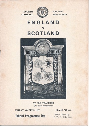 England scotland schoolboy - scotland, (schoolboy