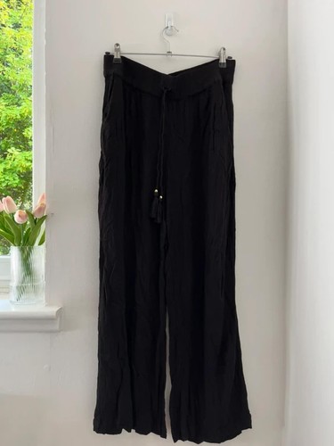 Summer black crinkle - black, beach