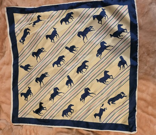 Vintage western blue horse - vintage,