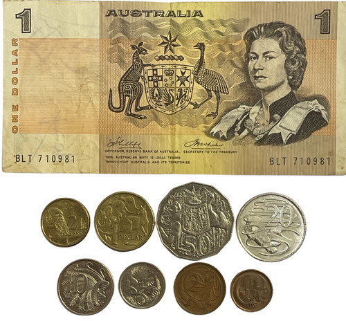 Australian dollar coin - dollar,
